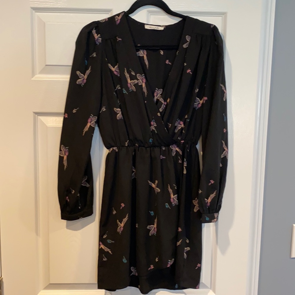Black mini dress
